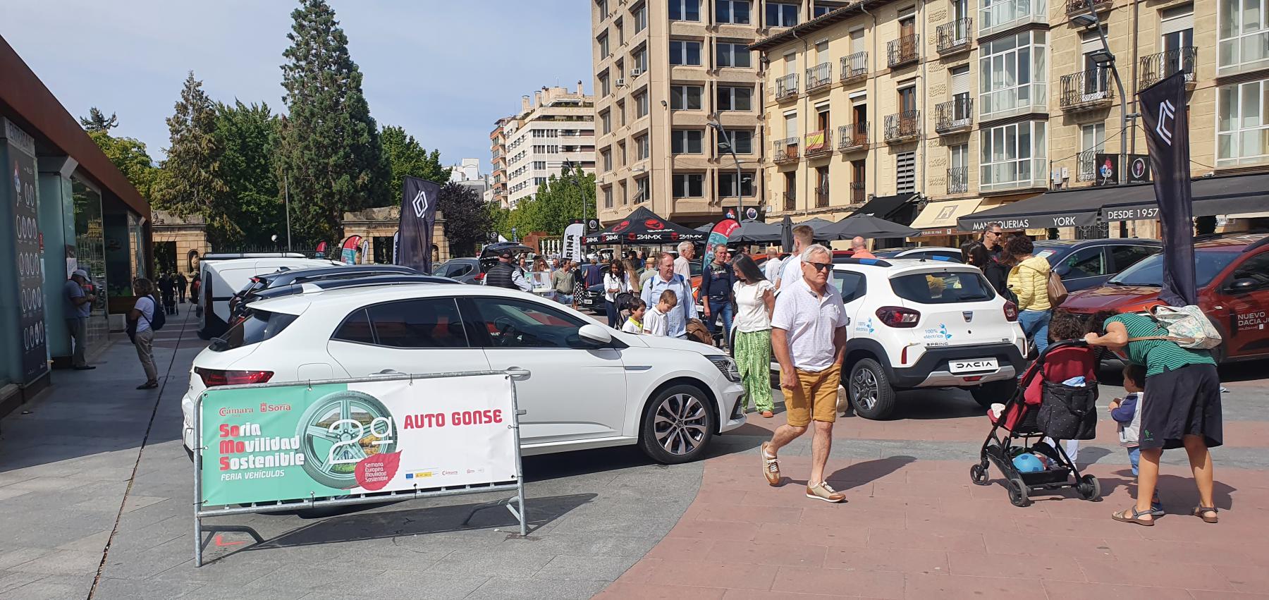 Balance positivo de la II Feria de Vehículos de Soria, con 40 ventas y más de 30.000 visitantes que han dinamizado el comercio y la hostelería de la ciudad