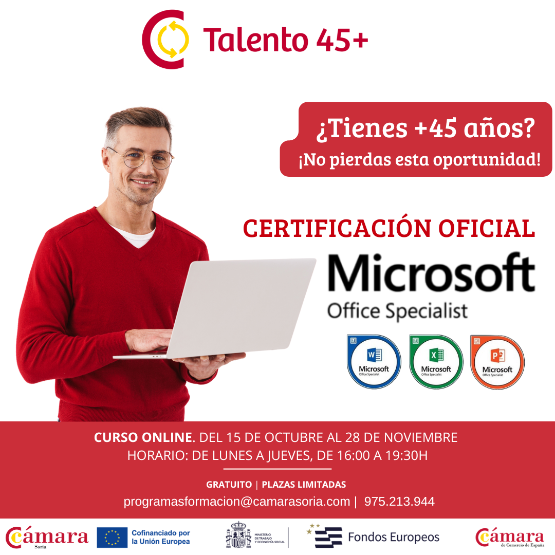 Curso de  Microsoft Officce Specialist -MOS-  