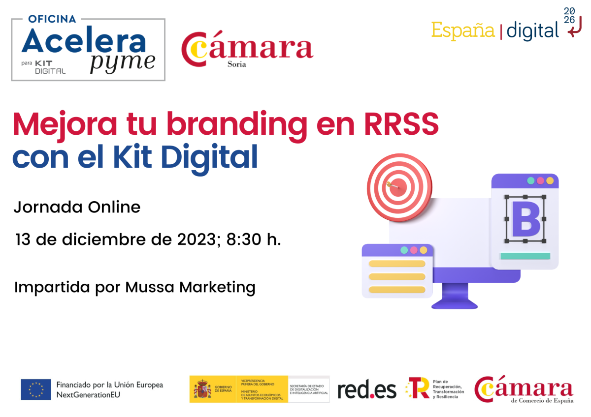 Mejora tu branding en RRSS con el Kit Digital