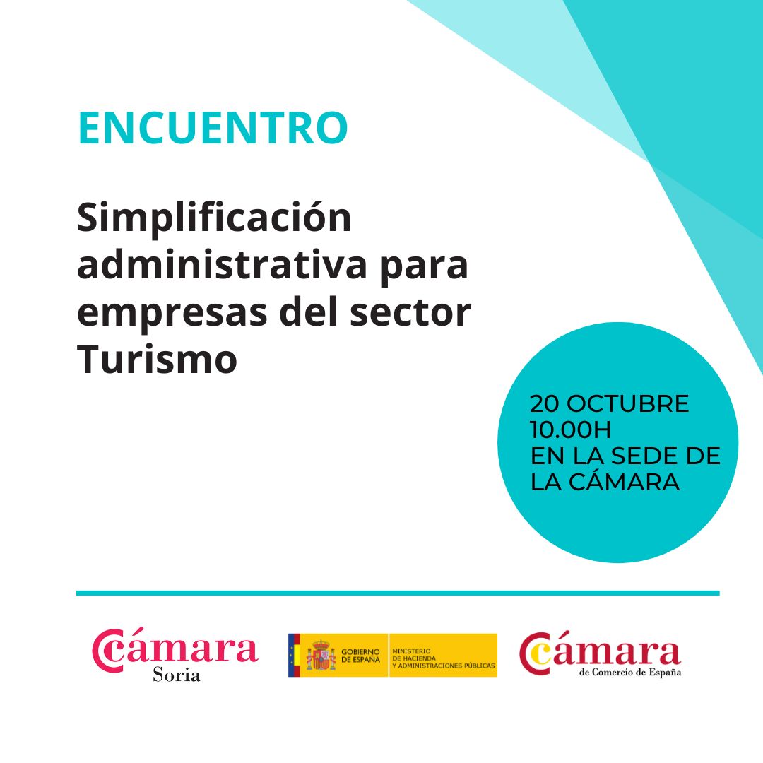 La Cámara de Soria acoge un encuentro con empresas del sector turístico para abordar la simplificación administrativa