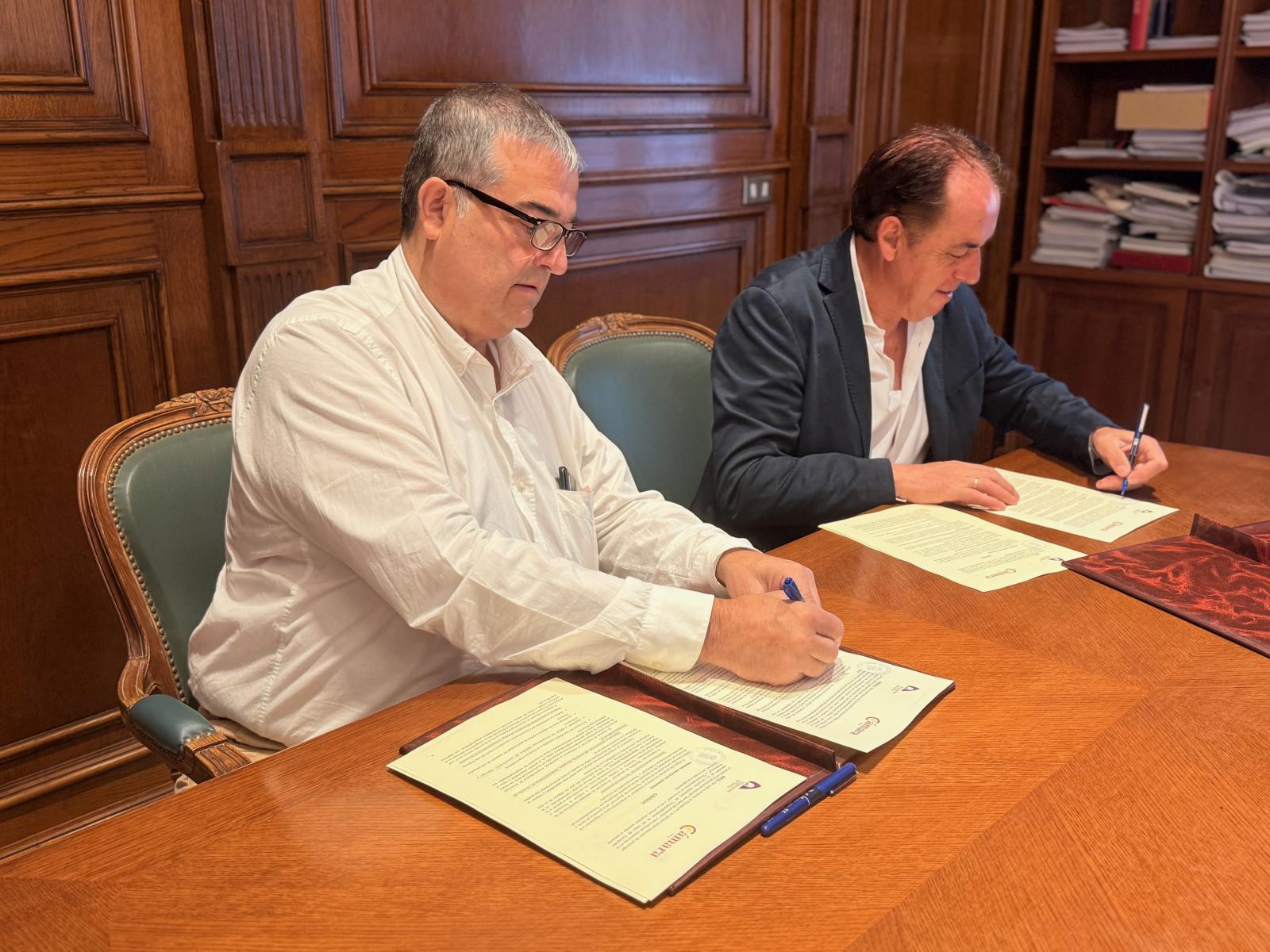 La Diputación de Soria y la Cámara de Comercio renuevan su compromiso con el emprendimiento provincial