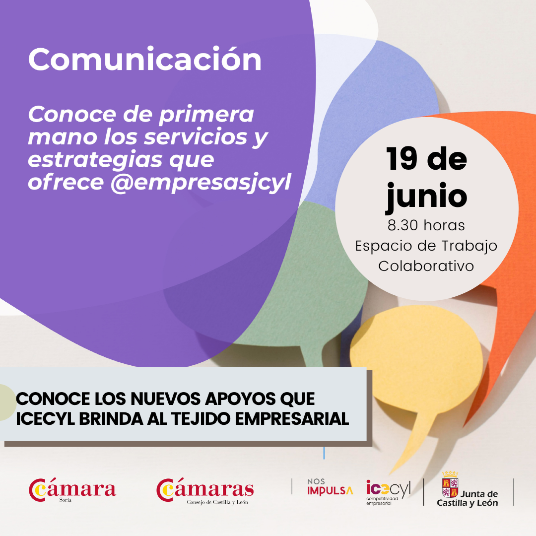 Conoce los nuevos apoyos que ICECyL brinda al tejido empresarial el 19 de junio a las 8:30h