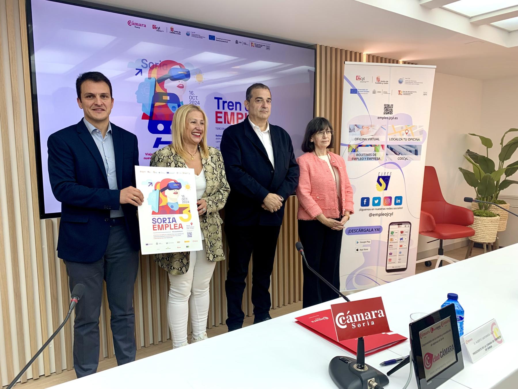 La Cámara organiza la III Feria de Empleo y Emprendimiento de Soria, con la vista puesta en la innovación y la digitalización