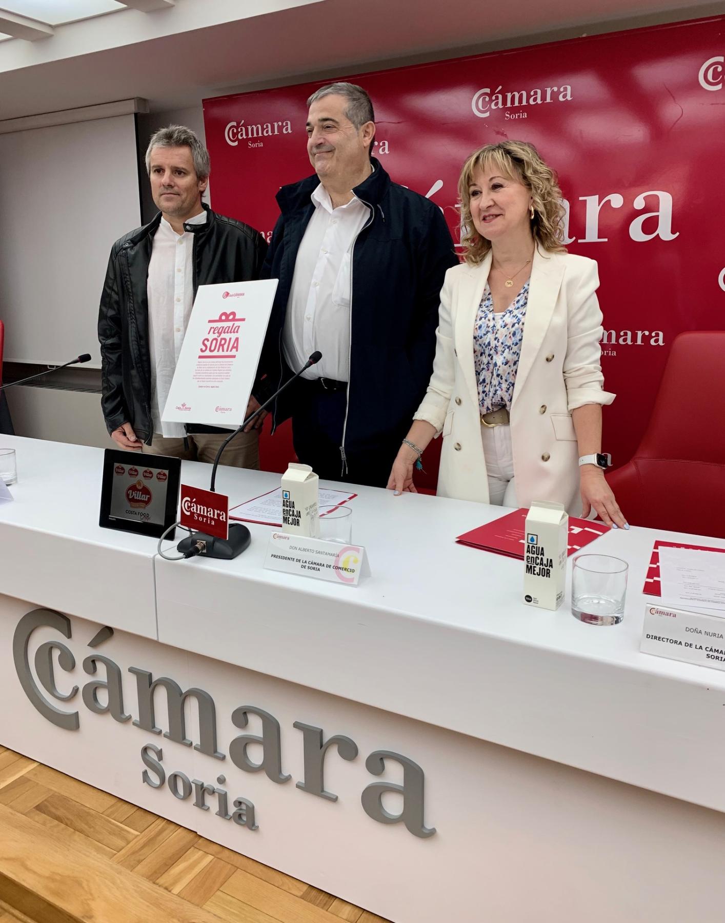 La Cámara pone en marcha Regala Soria, una campaña para fomentar las compras locales a través de tarjetas de empresa