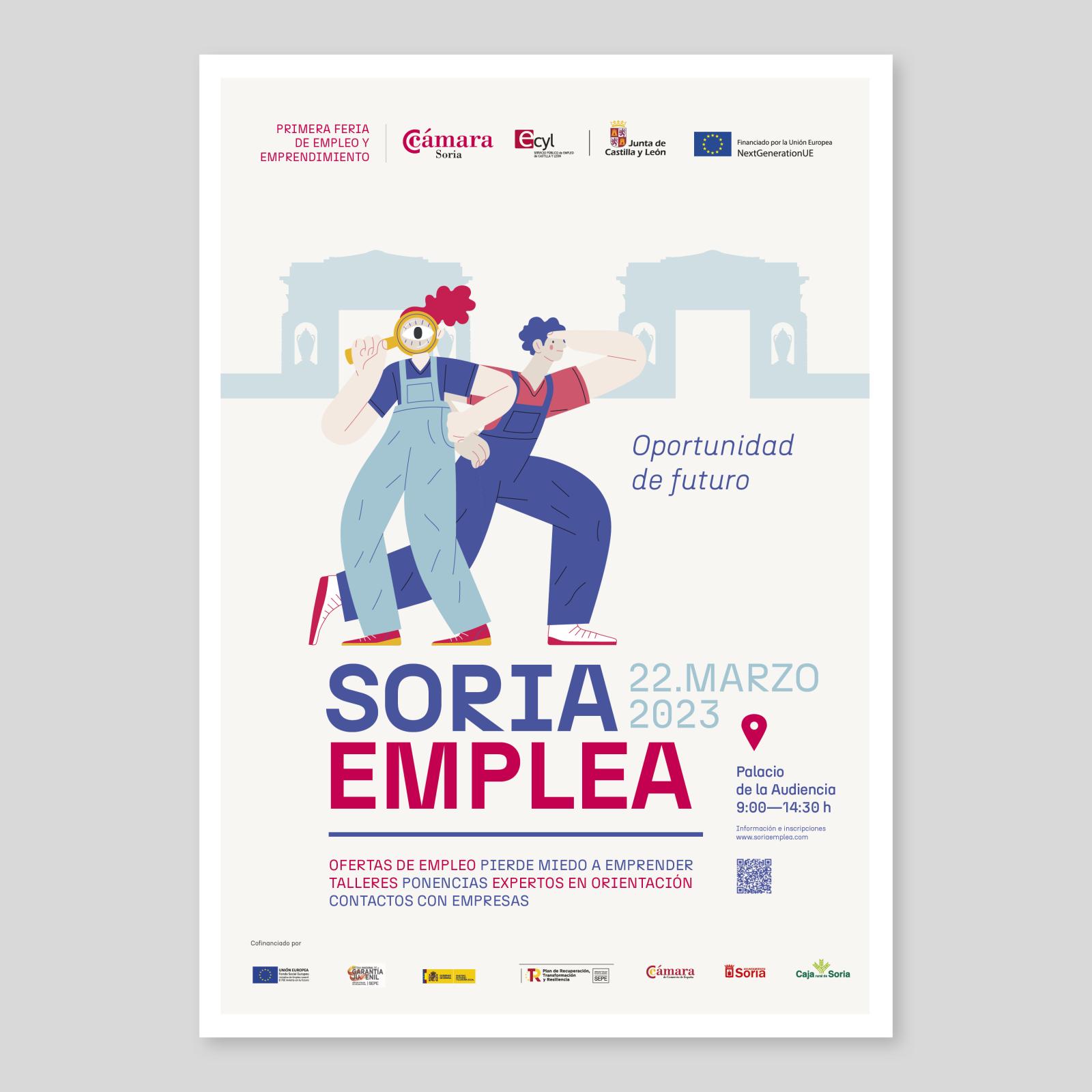 La Cámara organiza la I Feria de Empleo y Emprendimiento de Soria, un gran cita para unir oferta y demanda de trabajo