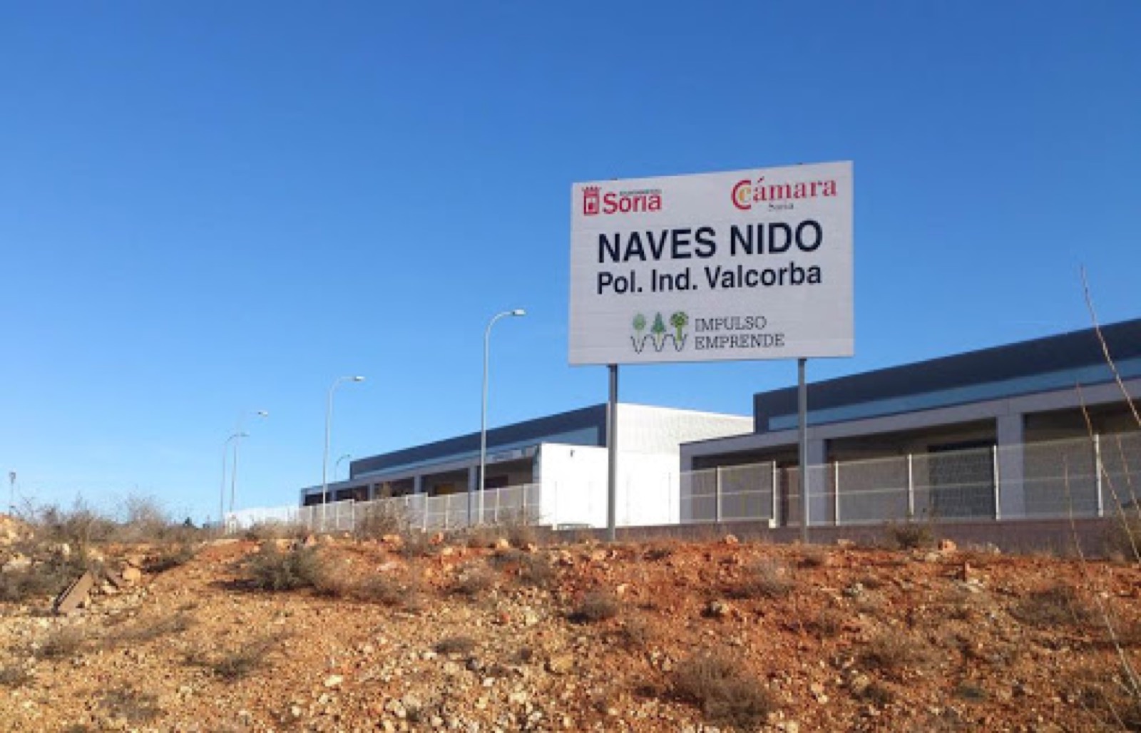 El Ayuntamiento de Soria y la Cámara de Comercio mejoran las condiciones de acceso a las naves nido de Valcorba