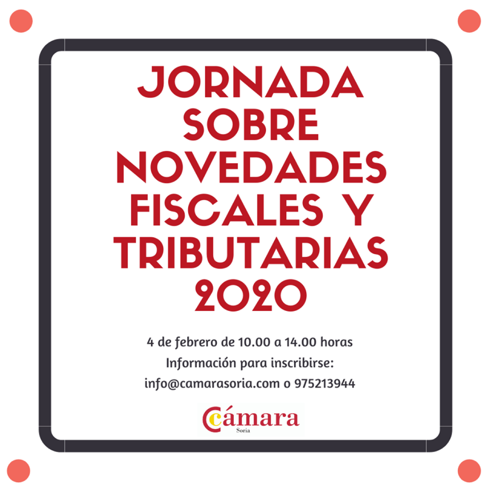 JORNADA: “NOVEDADES TRIBUTARIAS Y FISCALES 2020” Martes, 4 de febrero de 2020 